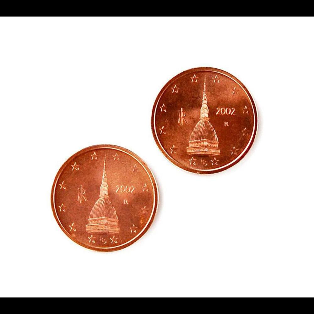 Italy Euro Coin Cufflinks
